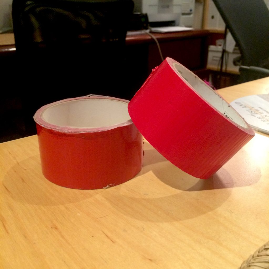 Red Duct Tape in Small Business Accounting