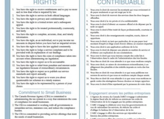 What Is Included in Canada's Taxpayer Bill of Rights - Hogg, Shain & Scheck