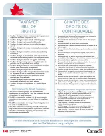 What Is Included in Canada's Taxpayer Bill of Rights - Hogg, Shain & Scheck