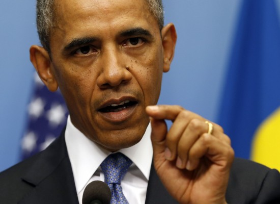 President Obama Giving Speech on ObamaCare