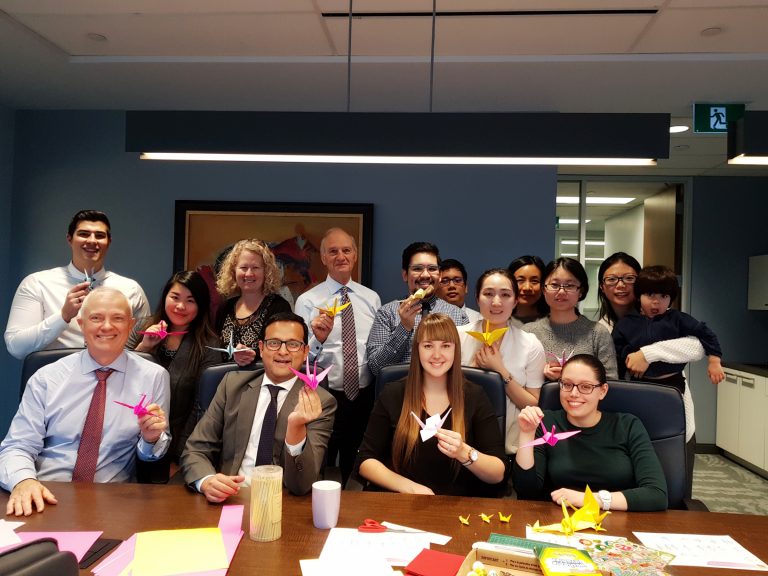 HSS Shoebox Packing Party Hogg, Shain & Scheck