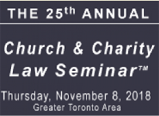 Hogg, Shain & Scheck support the 25th Annual Church & Charity Law Seminar