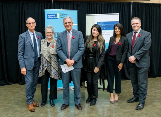 David M. Shribman speaking at the Ted Rogers School of Management