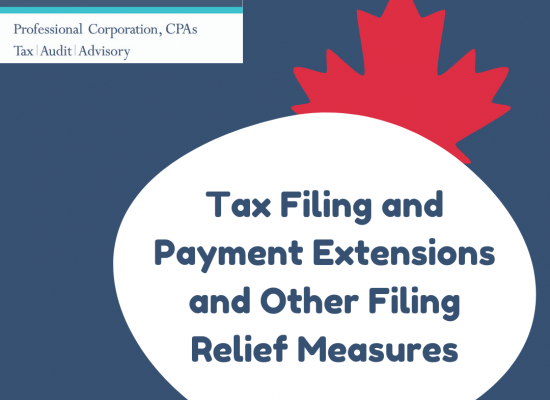 COVID-19 Tax Filing, Payment Extensions & Filing Relief