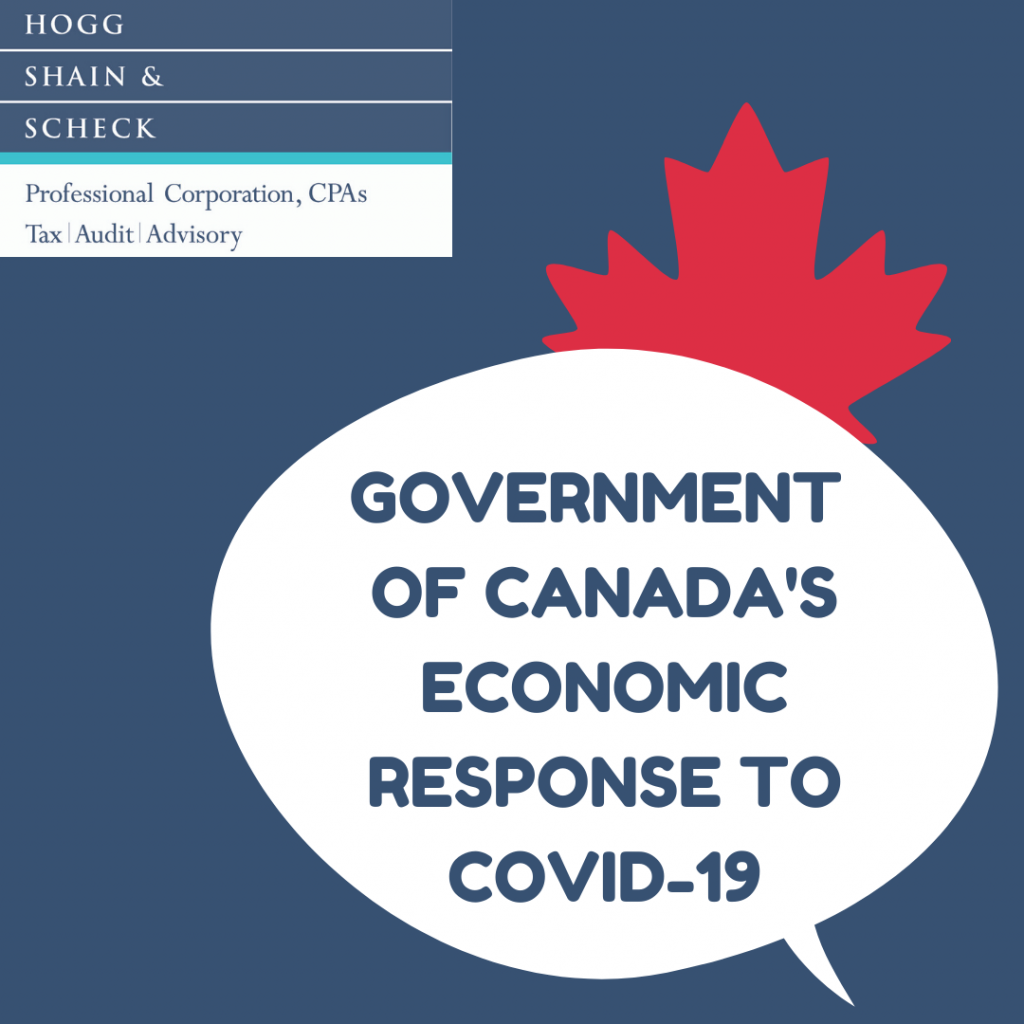 COVID-19 Update Federal and Ontario Economic Response Measures